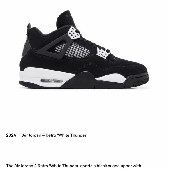 Nike Other - Nike Black and White Retro Basketball Sneaker